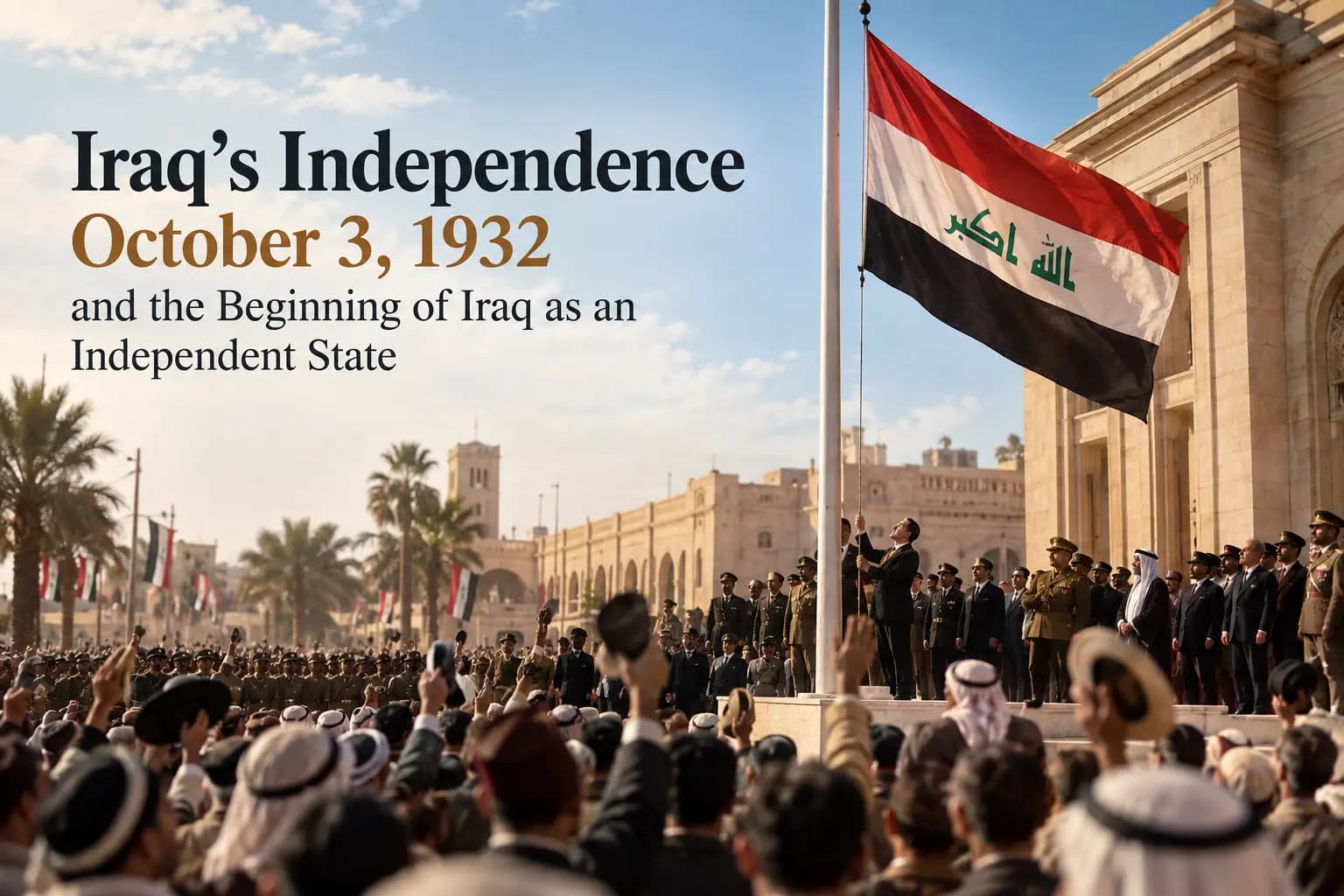 Iraq’s Independence: October 3, 1932, and the Beginning of Iraq as an Independent State