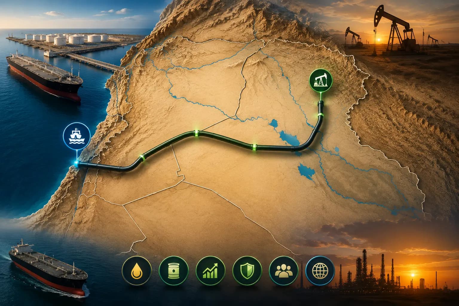 The Kirkuk–Baniyas Pipeline Project: A Strategic Artery That Could Reshape the Region’s Oil Export Map